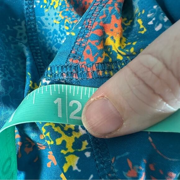 Lands' End Repreve Active Pant jogger, floral lightweight pockets, plus size - Picture 9 of 12